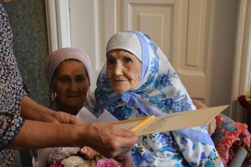 Жительница Лаишева Аминя Шарипова отметила 100 лет