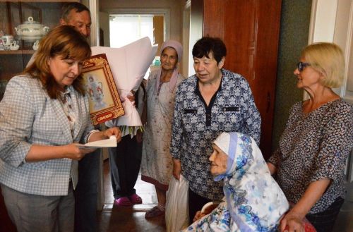 Жительница Лаишева Аминя Шарипова отметила 100 лет