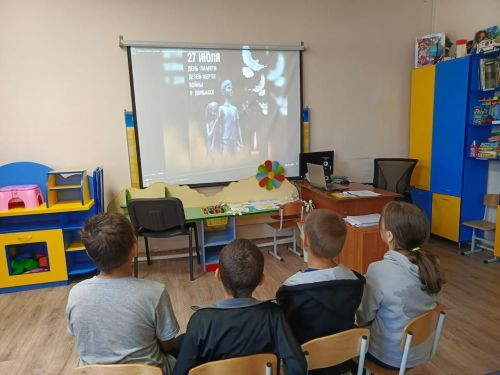 Юные лаишевцы узнали об Аллее ангелов в Донецке