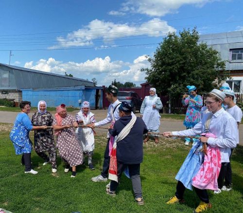 Лаеш районының Кече Елга авылы халкы авыл көнен билгеләп үтте