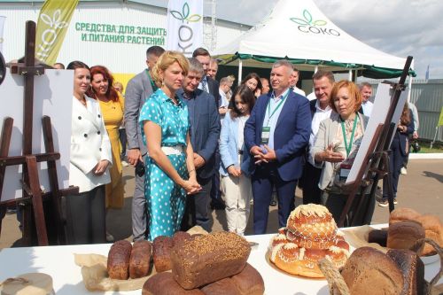 Министр сельского хозяйства России Оксана Лут посетила форум «Русское поле» в Лаишевском районе