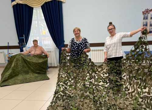 Волонтеры Рождественского поселения Лаишевского района сплели уже 140 сетей
