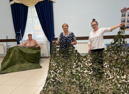 Лаеш районының Рождествено җирлеге волонтерлары 140 челтәр үрделәр инде