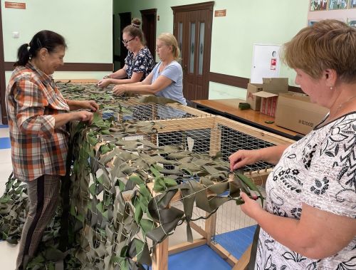 Волонтеры Рождественского поселения Лаишевского района сплели уже 140 сетей