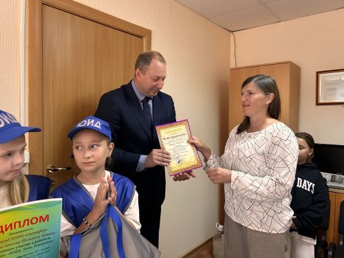Юные журналисты отрядов ЮИД получили награды
