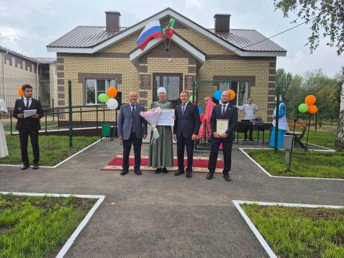 Бүген Кече Елгада авыл җирлеге башкарма комитетының яңа бинасы ачылды