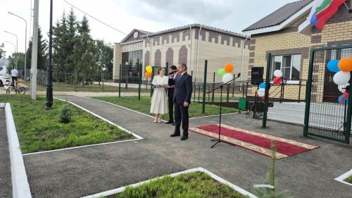 Бүген Кече Елгада авыл җирлеге башкарма комитетының яңа бинасы ачылды