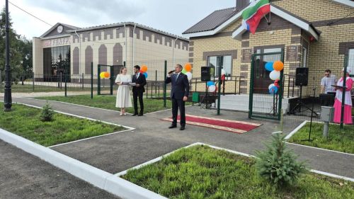 Бүген Кече Елгада авыл җирлеге башкарма комитетының яңа бинасы ачылды