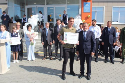 В селе Сокуры Лаишевского района открылся многопрофильный лицей имени Гавриила Державина