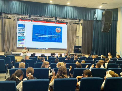 Уроки дорожной безопасности в Усадах