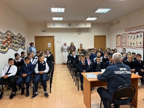 Для учащихся Лаишевского района провели урок пожарной безопасности