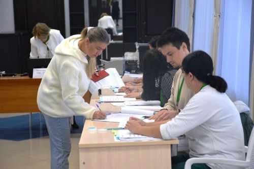 Лаишевцы проявили активность на избирательных участках с раннего утра