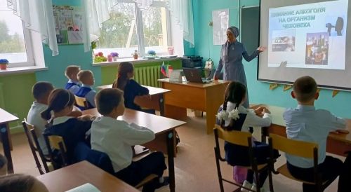 Детям Лаишевского района рассказали о негативном влиянии алкоголя на организм