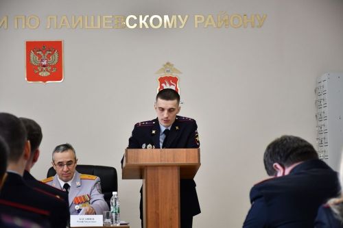 Подведены итоги работы отдела МВД по Лаишевскому району за 2025 год