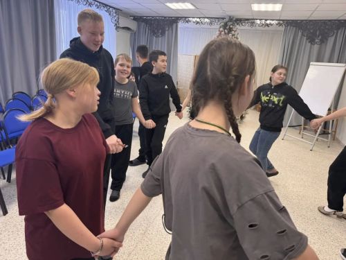 Воспитанников Лаишевского реабилитационного центра знакомят с традициями колядования