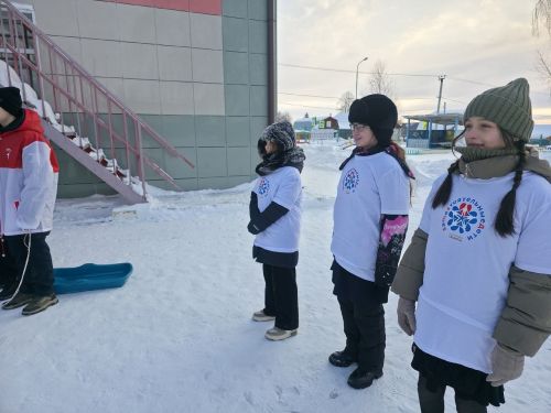 Лаишевские гимназисты организовали «Зимние забавы» для детсадовцев