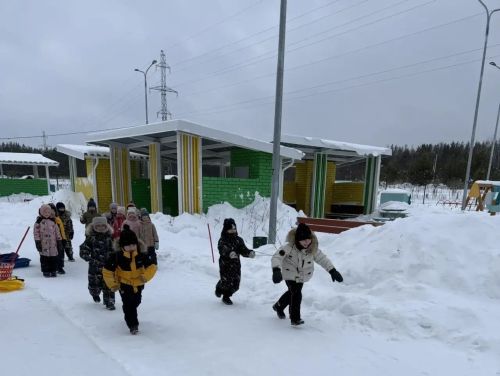Для «Медвежат» Лаишевского района организовали зимнюю эстафету
