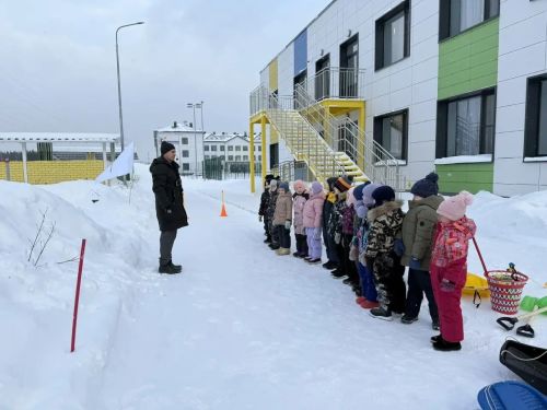 Для «Медвежат» Лаишевского района организовали зимнюю эстафету