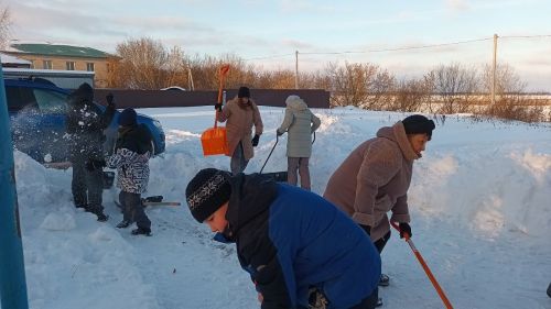 В Лаишевском районе продолжается акция «Снежный десант»