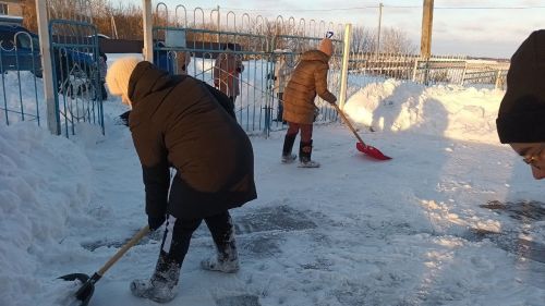В Лаишевском районе продолжается акция «Снежный десант»