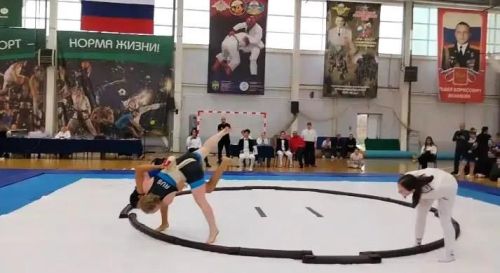 Сокуровская сумоистка Айдана Сакипова поборется за медали первенства России