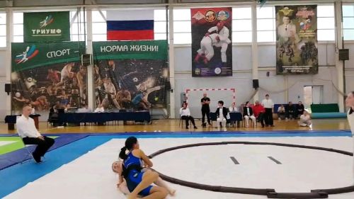 Сокуровская сумоистка Айдана Сакипова поборется за медали первенства России