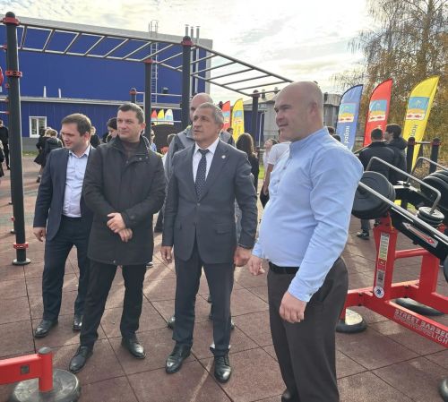 В Лаишевском районе открыли самую большую в Татарстане площадку для сдачи ГТО