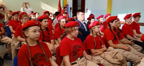 День открытых дверей в ЦВР объединил новичков и опытных юнармейцев