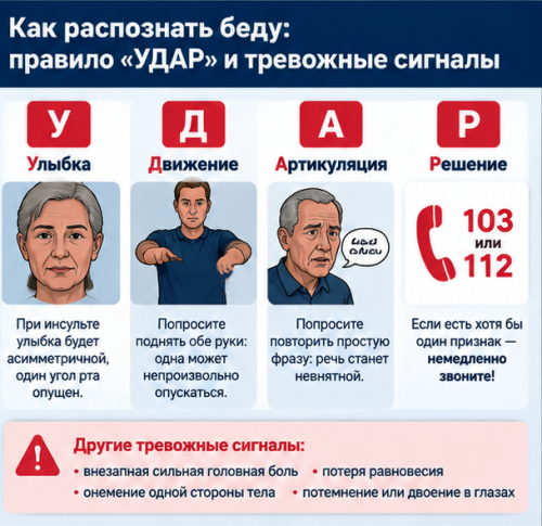 Врач РКБ Артур Курбанов объяснил, как отличить инсульт от мигрени