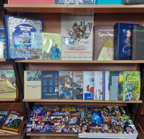 К Году единства народов России в Лаишевской библиотеке открыли книжную выставку