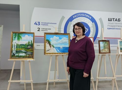 Картины Елены Дильмеевой вызвали интерес среди казанских ценителей искусства