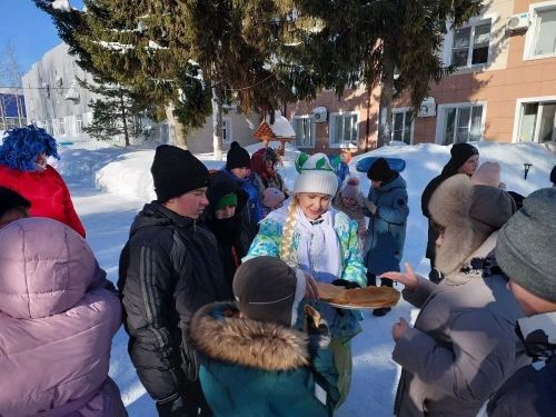 Воспитанники Лаишевского реабилитационного центра проводили зиму