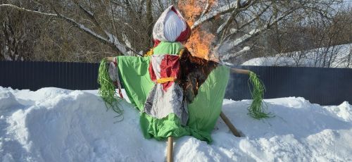В селе Столбище Лаишевского района весело отгуляли широкую Масленицу