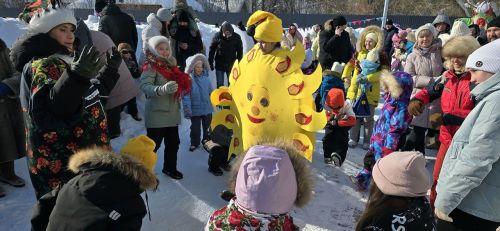 В селе Столбище Лаишевского района весело отгуляли широкую Масленицу