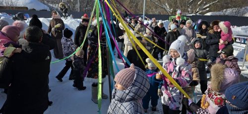 В селе Столбище Лаишевского района весело отгуляли широкую Масленицу