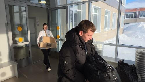 Лицеисты Лаишевского района собрали помощь защитникам Отечества