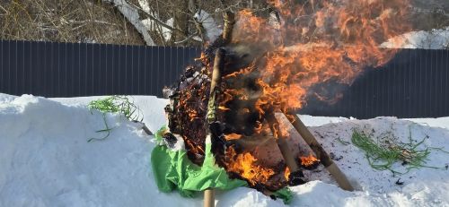 В селе Столбище Лаишевского района весело отгуляли широкую Масленицу