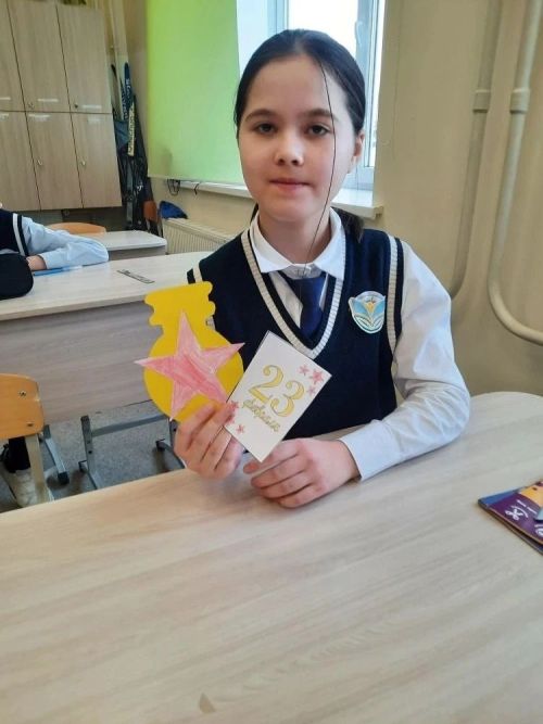 Молодое поколение Лаишевского района приготовило памятные медали для пап и дедушек