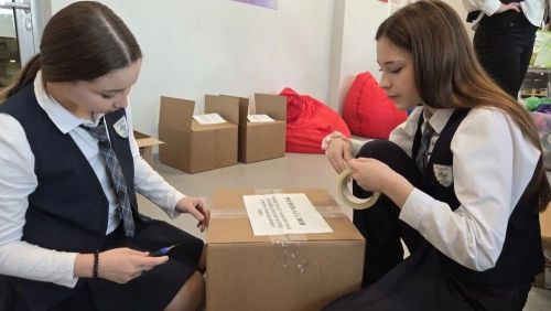 Лицеисты Лаишевского района собрали помощь защитникам Отечества