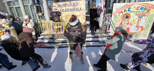 В селе Столбище Лаишевского района весело отгуляли широкую Масленицу