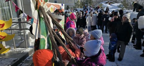В селе Столбище Лаишевского района весело отгуляли широкую Масленицу