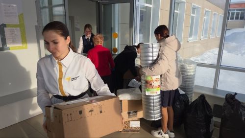 Лицеисты Лаишевского района собрали помощь защитникам Отечества