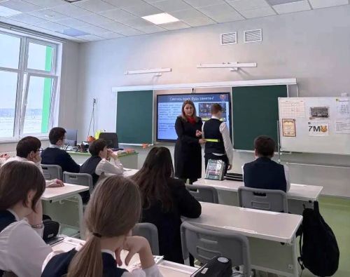 Лицеистам рассказали о реальных рисках на дороге
