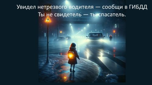 Ты увидел нетрезвого водителя? Сообщи!