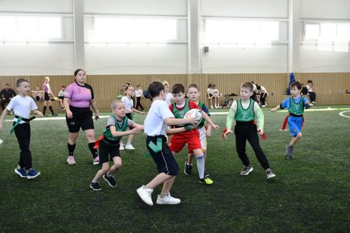 Школьники Лаишевского района соревновались в турнире по «Тэг-регби»