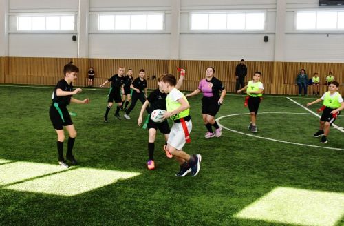 Школьники Лаишевского района соревновались в турнире по «Тэг-регби»
