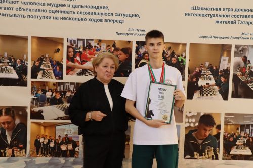 Победители и призеры шахматного турнира в Лаишевском детском доме