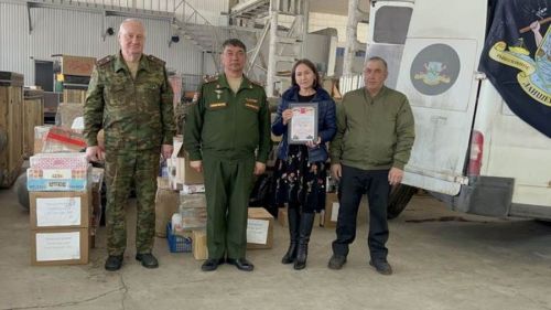 Лаеш районынан фронт сызыгына чираттагы гуманитар йөк китте