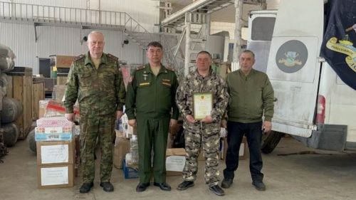 Лаеш районынан фронт сызыгына чираттагы гуманитар йөк китте