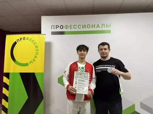 Студент Лаишевского техникума завоевал серебряную медаль на Чемпионате по профессиональному мастерству